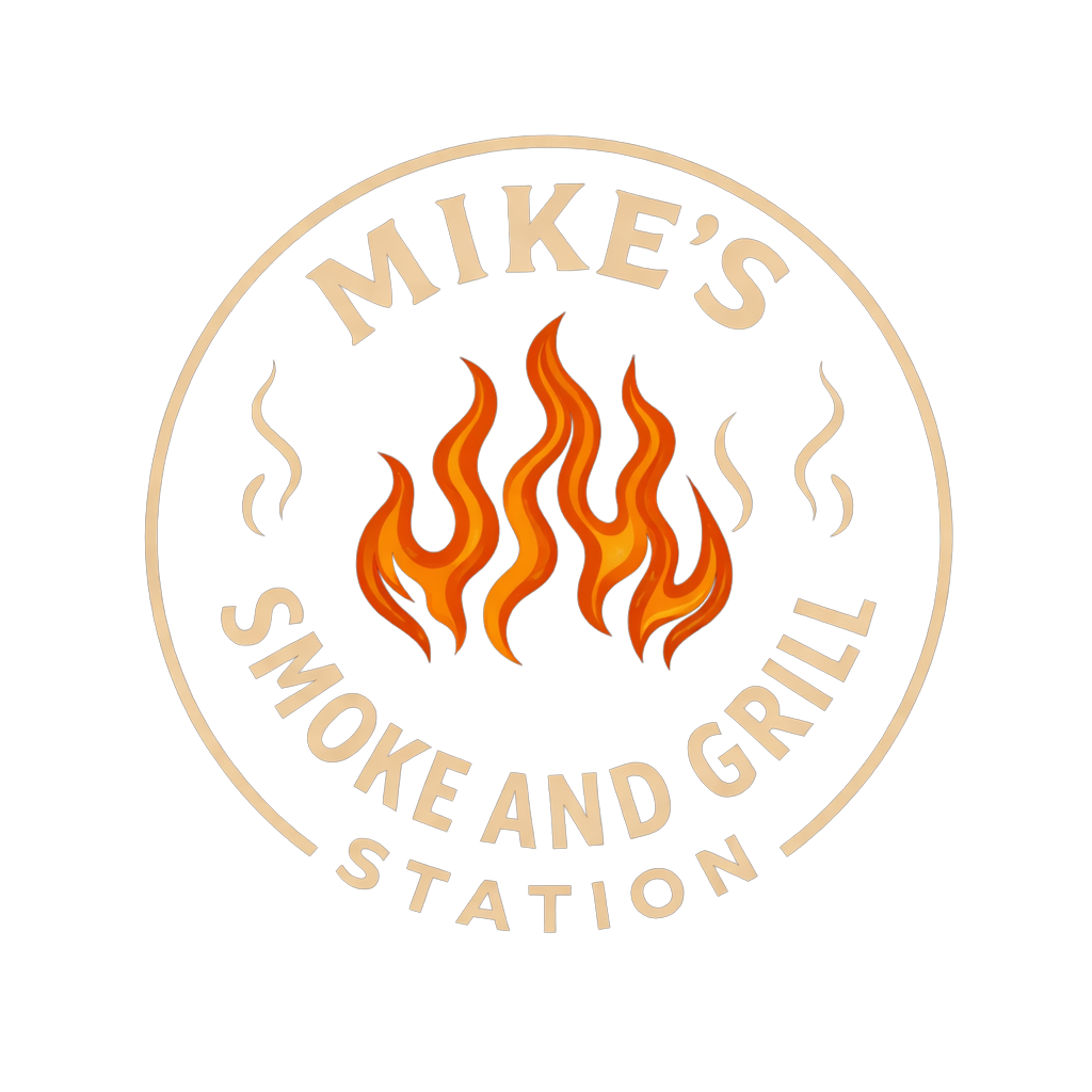 Mike's Smoke And Grill Station Logo